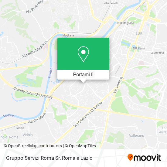 Mappa Gruppo Servizi Roma Sr