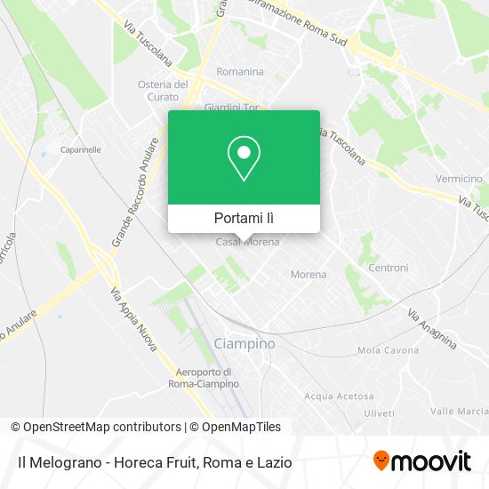 Mappa Il Melograno - Horeca Fruit