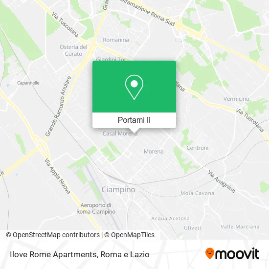 Mappa Ilove Rome Apartments