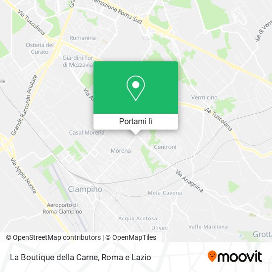 Mappa La Boutique della Carne