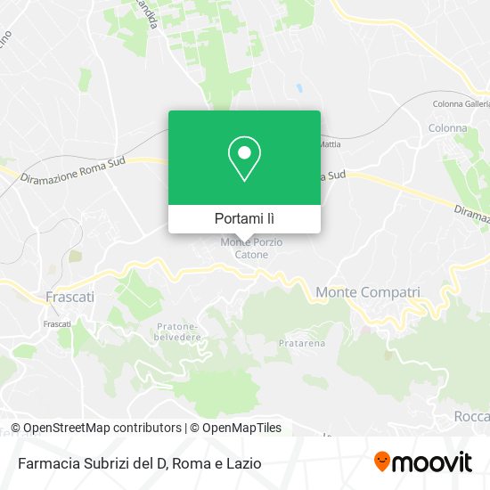 Mappa Farmacia Subrizi del D