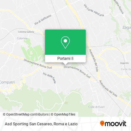 Mappa Asd Sporting San Cesareo