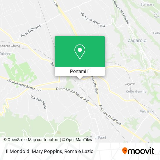 Mappa Il Mondo di Mary Poppins