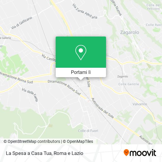 Mappa La Spesa a Casa Tua