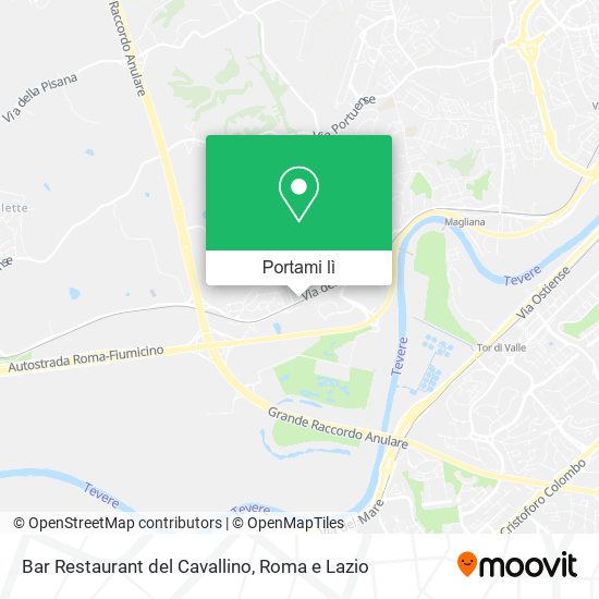 Mappa Bar Restaurant del Cavallino