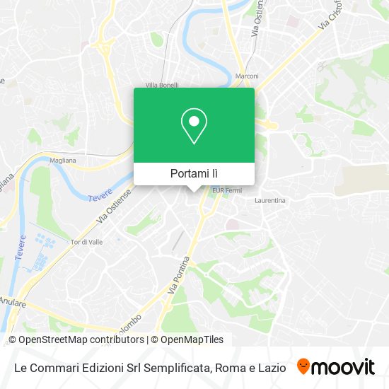 Mappa Le Commari Edizioni Srl Semplificata