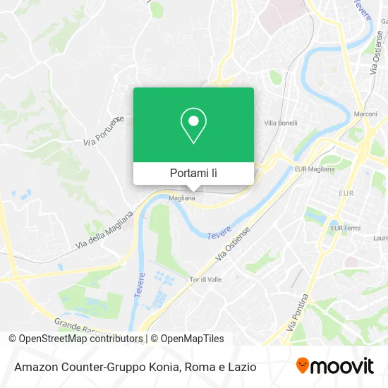 Mappa Amazon Counter-Gruppo Konia