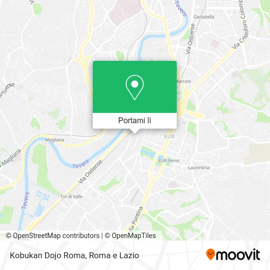 Mappa Kobukan Dojo Roma