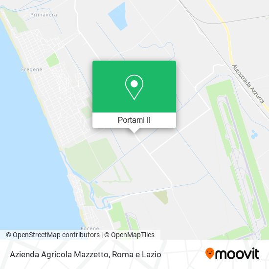 Mappa Azienda Agricola Mazzetto