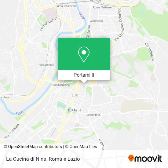 Mappa La Cucina di Nina