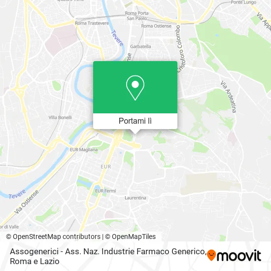 Mappa Assogenerici - Ass. Naz. Industrie Farmaco Generico