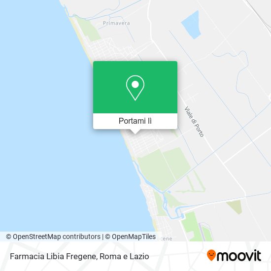 Mappa Farmacia Libia Fregene