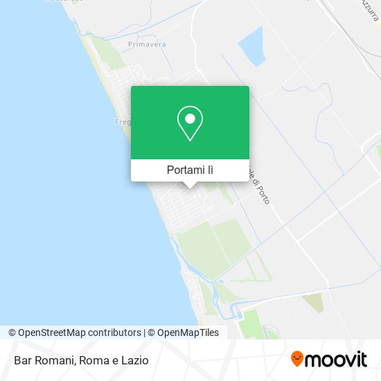 Mappa Bar Romani