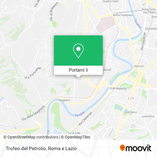 Mappa Trofeo del Petrolio