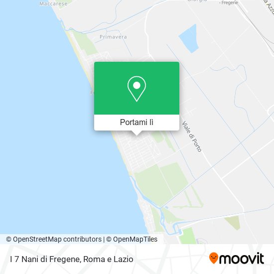 Mappa I 7 Nani di Fregene