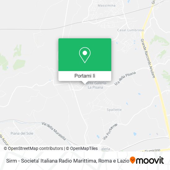 Mappa Sirm - Societa' Italiana Radio Marittima