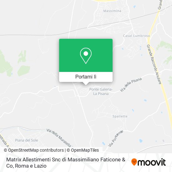 Mappa Matrix Allestimenti Snc di Massimiliano Faticone & Co