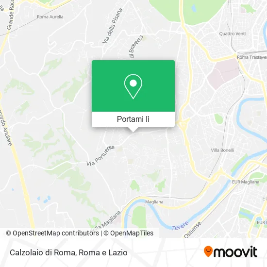 Mappa Calzolaio di Roma