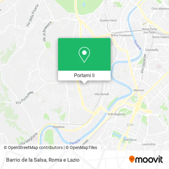 Mappa Barrio de la Salsa