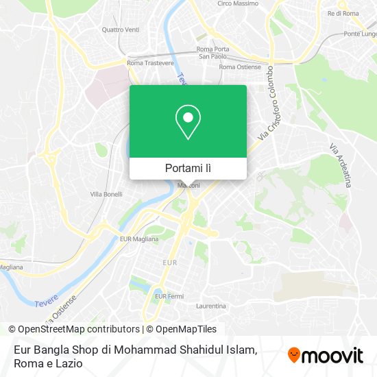 Mappa Eur Bangla Shop di Mohammad Shahidul Islam