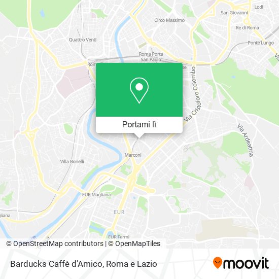 Mappa Barducks Caffè d'Amico