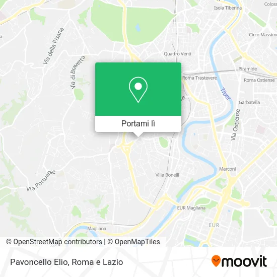 Mappa Pavoncello Elio