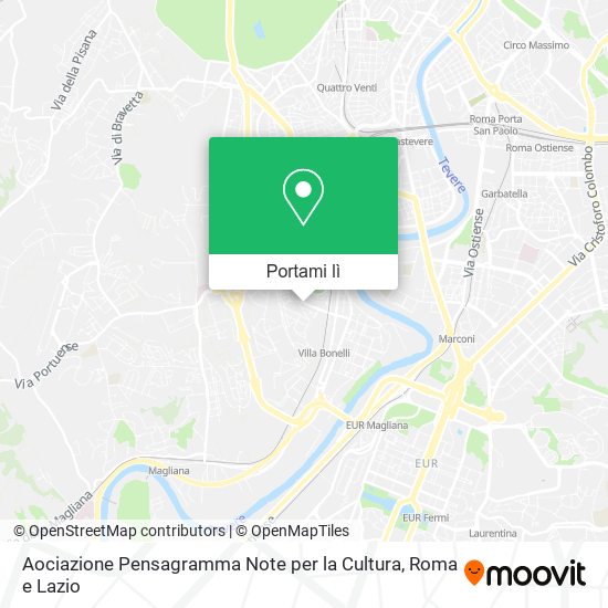Mappa Aociazione Pensagramma Note per la Cultura