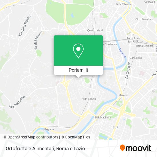 Mappa Ortofrutta e Alimentari