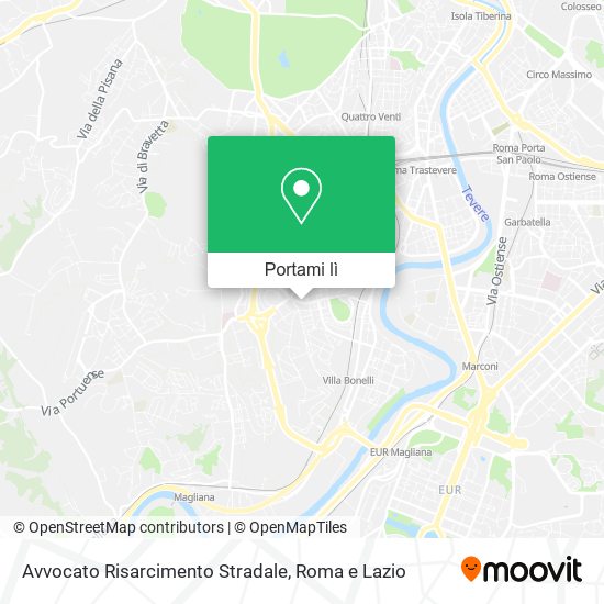 Mappa Avvocato Risarcimento Stradale