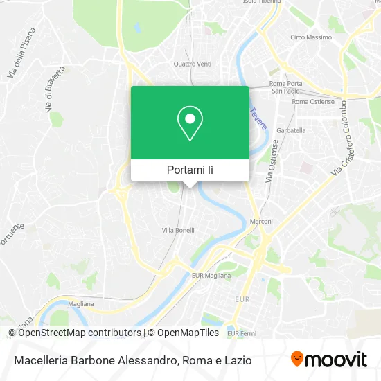 Mappa Macelleria Barbone Alessandro