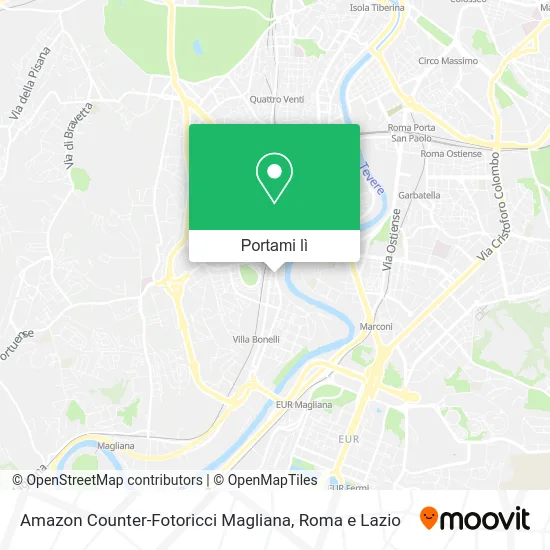 Mappa Amazon Counter-Fotoricci Magliana