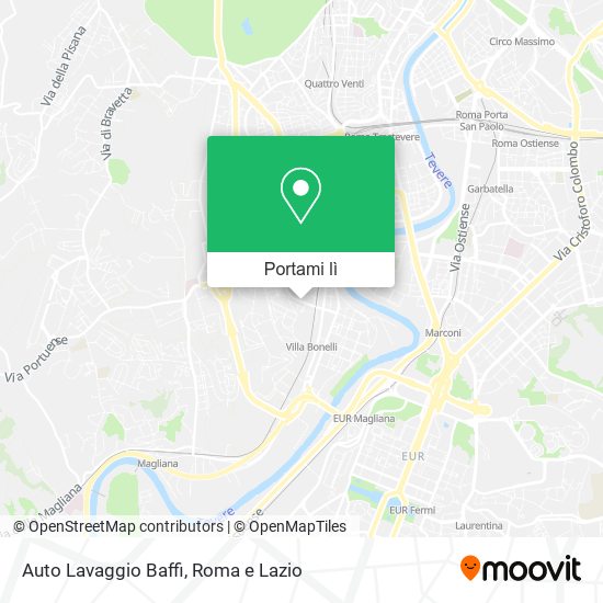 Mappa Auto Lavaggio Baffi