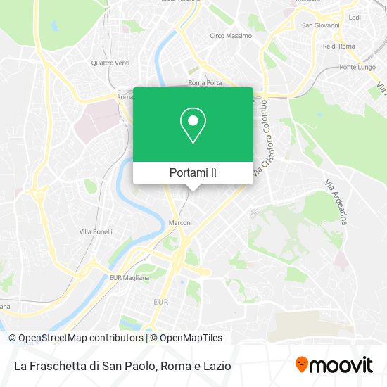 Mappa La Fraschetta di San Paolo