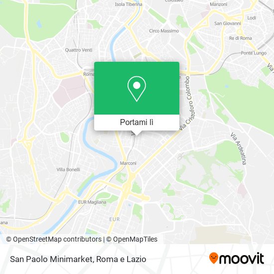Mappa San Paolo Minimarket