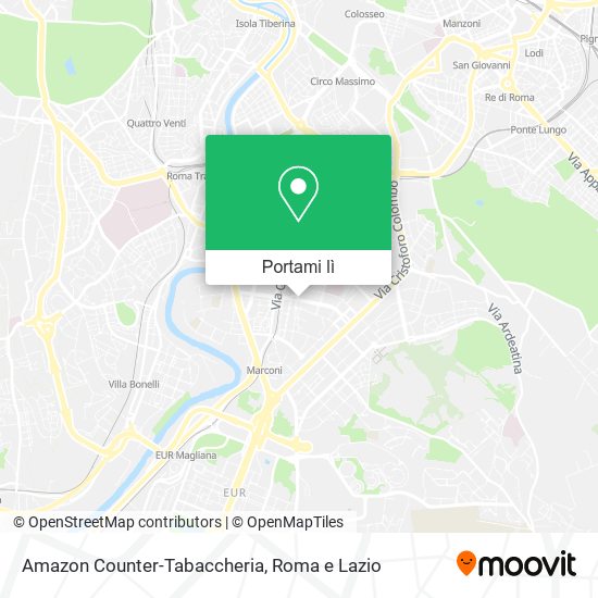 Mappa Amazon Counter-Tabaccheria