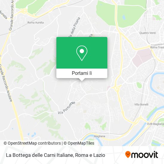 Mappa La Bottega delle Carni Italiane