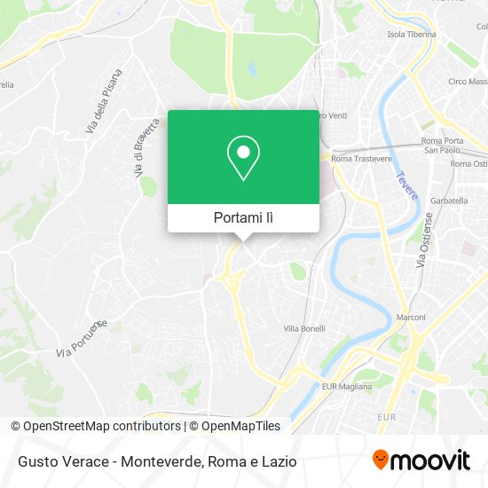Mappa Gusto Verace - Monteverde
