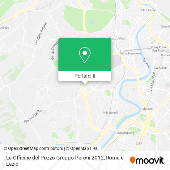 Mappa Le Officine del Pozzo Gruppo Peroni 2012