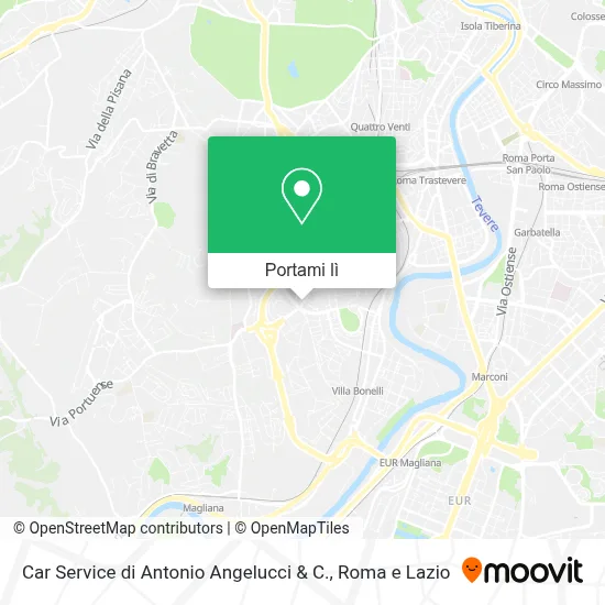 Mappa Car Service di Antonio Angelucci & C.