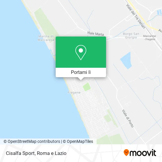 Mappa Cisalfa Sport