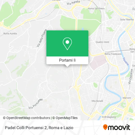 Mappa Padel Colli Portuensi 2