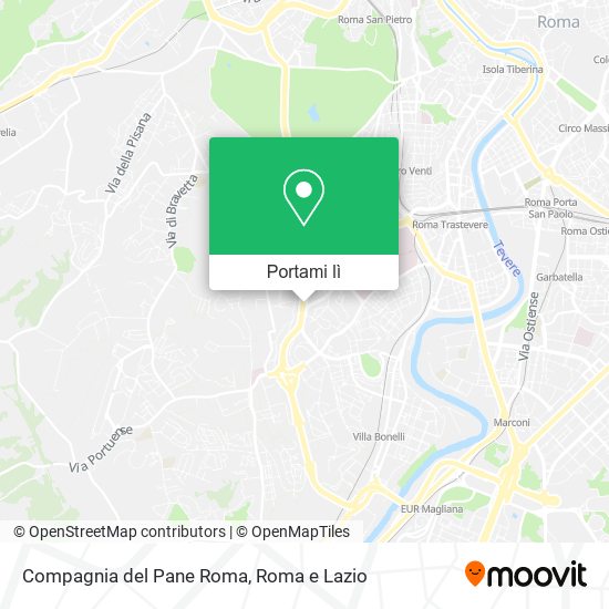 Mappa Compagnia del Pane Roma