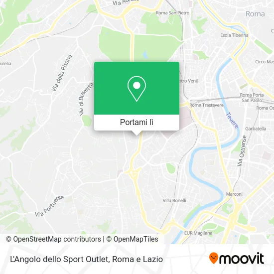 Mappa L'Angolo dello Sport Outlet