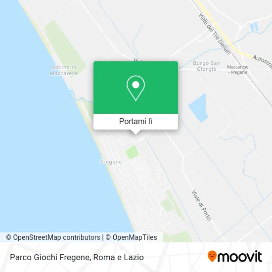 Mappa Parco Giochi Fregene