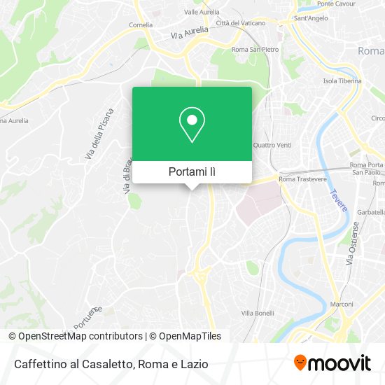 Mappa Caffettino al Casaletto