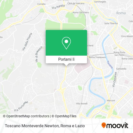 Mappa Toscano Monteverde Newton