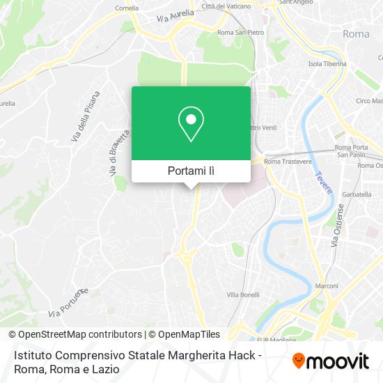 Mappa Istituto Comprensivo Statale Margherita Hack - Roma