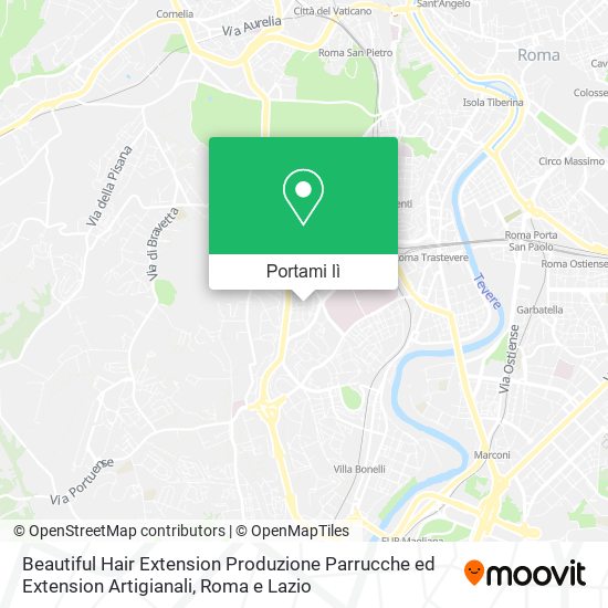 Mappa Beautiful Hair Extension Produzione Parrucche ed Extension Artigianali