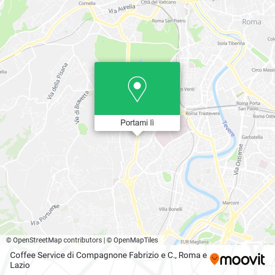 Mappa Coffee Service di Compagnone Fabrizio e C.