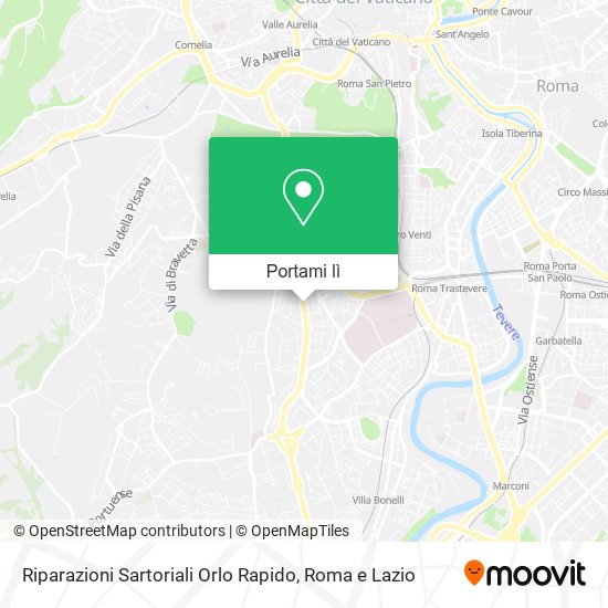 Mappa Riparazioni Sartoriali Orlo Rapido